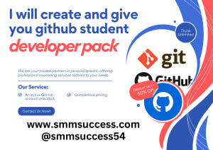I will create and give you github student